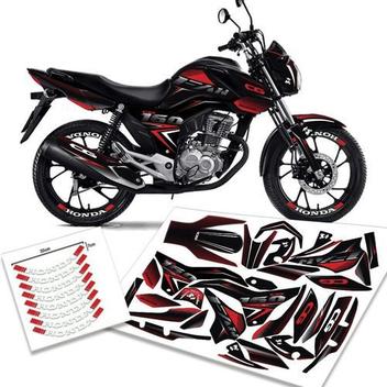 Adesivo personalizado honda fan cg 150 família do grau 2011-2015 premium  plus - OLIGRAPHICS - Adesivo para Moto - Magazine Luiza