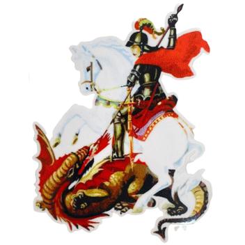 Adesivo São Jorge Tradicional 10X8 Cm - Lua Mística - 100% Original ...