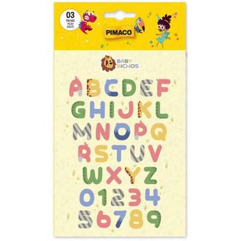 Adesivos Decorados BABY Bichos Letras 3FLS Cartela - Pimaco - Kit de ...