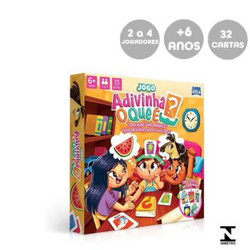 Jogo Adivinha O Que É Game Office Toyster - 32 Cartas - Jogos de Cartas -  Magazine Luiza