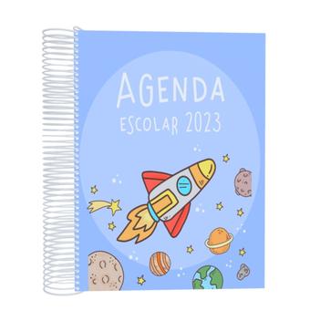 Agenda Escolar 2023 Infantil, Cute Menino Azul