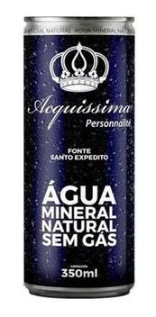 Água mineral sem gás acquissima lata 350ml fardo c/12un - Água Mineral ...