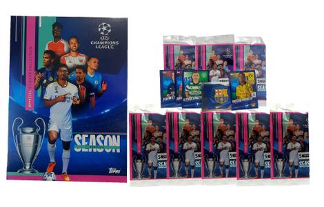 Album De Figurinha Capa Mole Uefa Champions League 2023/2024 + 40 Envelopes  - Topps - Álbum de Figurinhas - Magazine Luiza