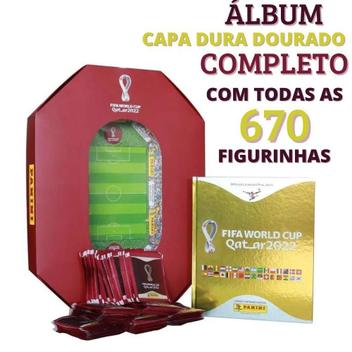 Álbum Completo Copa Do Mundo 2022 Qatar 670 Figurinhas - Panini - Álbum de  Figurinhas - Magazine Luiza