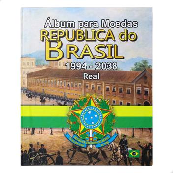 Álbum Moedas Plano Real 1994 - 2038 - Caravelas Coleções - Álbum