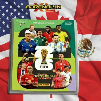 Álbum Panini COPA 2026 Fichário Brinde LATA MÉXICO Card Grande FLORIAN ...