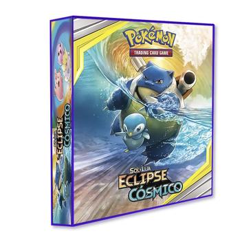 Álbum Pasta Fichário Pokemon Sol e Lua Luz Proibida para Cards Pokémon ou  outras cartas Colecionáveis Resistente Capa Dura com Qualidade - Pokémon  Cards Copag - Pasta Fichário - Magazine Luiza