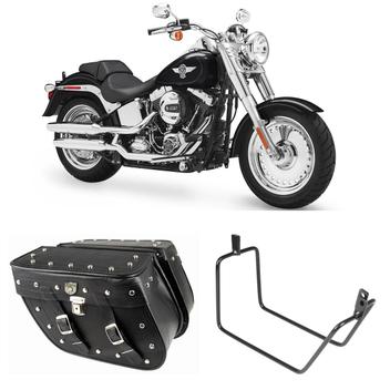 【fatboy.go.go.go】 Alforge Lateral Com Cravo E Fechadura Chave 32 Litros + Afastador