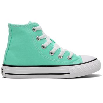 All Star Converse Infantil Cano Alto Lona Verde Chuck Taylor