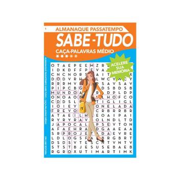 Almanaque Sabe Tudo - Caça Palavras - Difícil