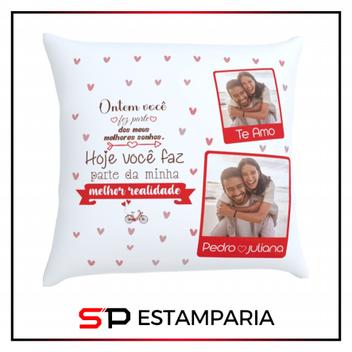 Almofada 30x30cm Branca Personalizada - SP ESTAMPARIA - Almofada ...