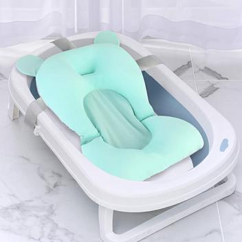 Almofada Banho Bebê Banheira Boia Flutuante Recém Nascido Alça Baby ...