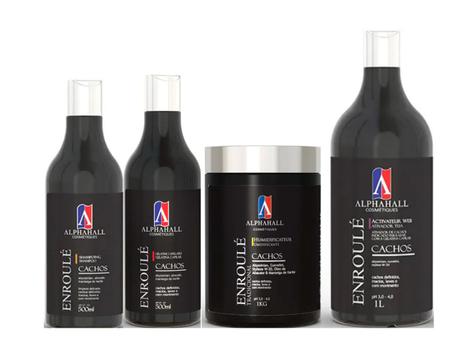 AlphaHall Enroulé Cachos Shampoo e Gelatina e Ativador Efeito Teia e ...
