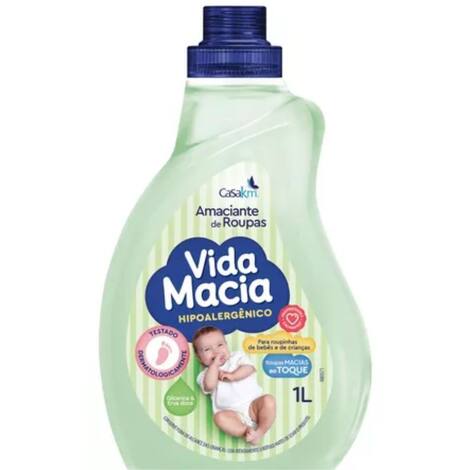 Amaciante De Roupa De Bebê E Criança Amacia Bem Sem Alergias Glicerina ...