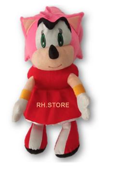 KIT Toalha de Banho Mais Pelúcia Sonic Rosa Amy Rose 50X40CM