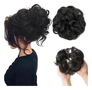 Aplique Cabelo Coque Grego Fios Idêntico Humano - Aplique de Cabelo ...