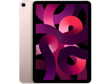 Apple iPad Air 10,9” 5ª Geração Wi-Fi + Cellular - 256GB Rosa