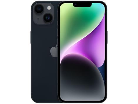 Apple iPhone 14 128GB Meia-noite 6,1” 12MP - iOS 5 - iPhone 14