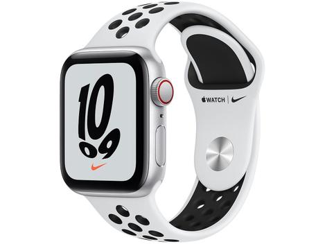 Apple Watch SE Nike 40mm 本体 Apple Watch Nike SE 40mm GPS + Cellular - Caixa Prateada Alumínio