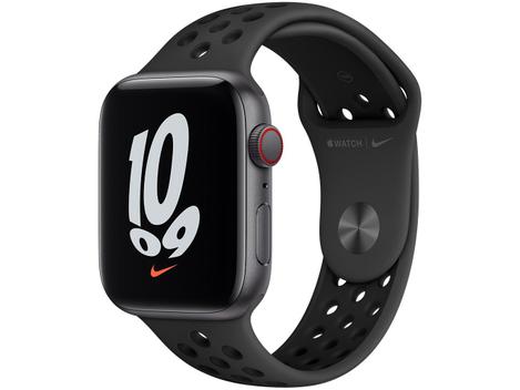 Apple Watch Nike SE 44mm Caixa Cinza-Espacial - Alumínio GPS +