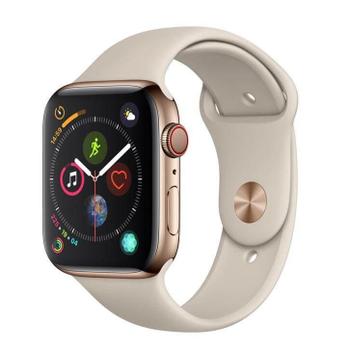 Apple Watch Series 4 Cellular, 44 mm, Aço Inoxidável Dourado