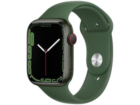 Apple Watch Series 7 45mm GPS + Cellular Verde - Alumínio Pulseira Apple Watch Series 7 45mm GPS + Cellular Verde - Alumínio Pulseira