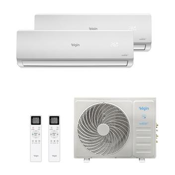 Ar Condicionado Multisplit Bi 18000 Btu(2x9000) Quente/frio - Inverter - Elgin - 220v - Mtqi09c2wb / Mtqe18c2cb