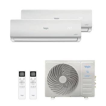 Ar Condicionado Multisplit Bi 27000 Btu(9000+18000) Quente/frio - Inverter - Elgin - 220v - Mtqi18c2wb Mtqi09c2wb / Mtqe18c2cb