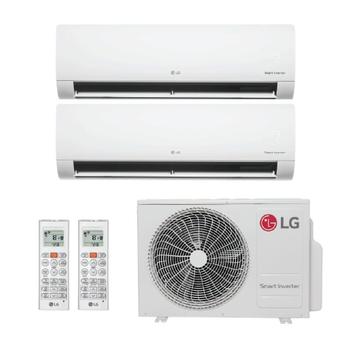 Ar Condicionado Multisplit Bi 24000 Btu(2x12000) Quente/frio - Inverter - LG - 220v - Amnw12gsja1 / Z3uw21gfb1