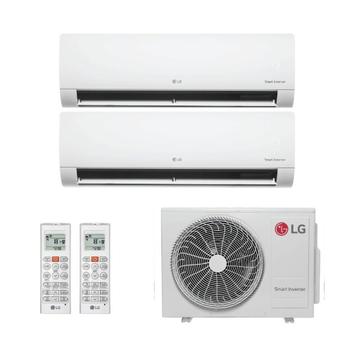 Ar Condicionado Multisplit Bi 24000 Btu(2x12000) Quente/frio - Inverter - LG - 220v - Amnw12gsja1 / Z3uw24gfb1