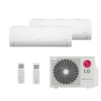 Ar Condicionado Multisplit Bi 24000 Btu(2x12000) Quente/frio - Inverter - LG - 220v - Amnw12gsja1 / Z2uw18gfb1