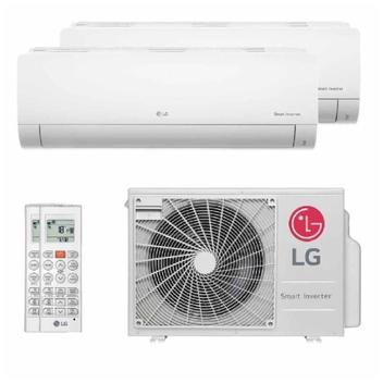 Ar Condicionado Multisplit Bi 21000 Btu(7000+12000) Quente/frio - Inverter - LG - 220v - Amnw12gtuc0 Amnw07gtuc0 / Z2uw18gfa1