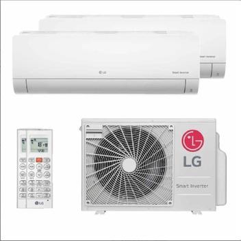 Ar Condicionado Multisplit Bi 18000 Btu(2x9000) Quente/frio - Inverter - LG - 220v - Amnw09gsaa1 / Z2uw18gfb1
