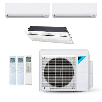 Ar Condicionado Multisplit Tri 30000 Btu(2x9000+12000) Quente/frio - Inverter - Daikin - 220v - Ctxs09pmvm7 Ccxs12pvm / 3mxs24pmvm