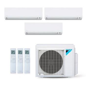 Ar Condicionado Multisplit Tri 30000 Btu(2x9000+12000) Quente/frio - Inverter - Daikin - 220v - Ctxs09pmvm Ctxs12pmvm5 / 3mxs24pmvm