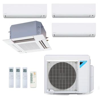 Ar Condicionado Multisplit Quad 45000 Btu(3x9000+18000) Quente/frio - Inverter - Daikin - 220v - Ffq50kvl Ctxs09pmvm / 4mxs28pmvm