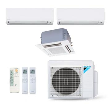 Ar Condicionado Multisplit Tri 38000 Btu(2x9000+20000) Quente/frio - Inverter - Daikin - 220v - Ctxs09pmvm Ffq60kvl Byfq60b3w1 / 4mxs28p