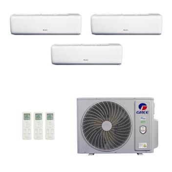 Ar Condicionado Multisplit Tri 42000 Btu(2x9000+24000) Quente/frio - Inverter - Gree - 220v - Gwh(24)ate-d6dna1a Gwh(09)atb-d6dna1a /