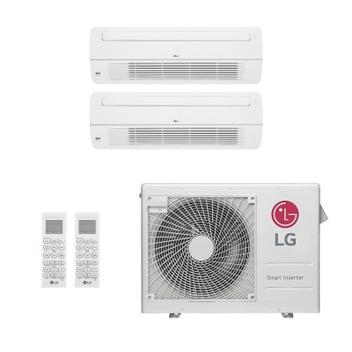 Ar Condicionado Multisplit Bi 30000 Btu(12000+18000) Quente/frio - Inverter - LG - 220v - Amnw18gttc0 Amnw12gtuc0 / Z3uw21gfb1