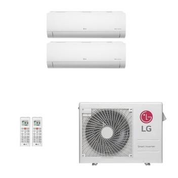 Ar Condicionado Multisplit Bi 21000 Btu(9000+12000) Quente/frio - Inverter - LG - 220v - Amnw12gsja1 Amnw09gsaa1 / Z3uw21gfb1