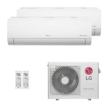 Ar Condicionado Multisplit Bi 30000 Btu(12000+18000) Quente/frio - Inverter - LG - 220v - Amnw18gska1 Amnw12gsja1 / Z3uw24gfb1
