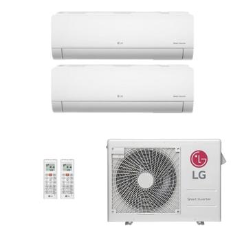 Ar Condicionado Multisplit Bi 25000 Btu(7000+18000) Quente/frio - Inverter - LG - 220v - Amnw18gska1 Amnw07gsaa1 / Z3uw24gfb1