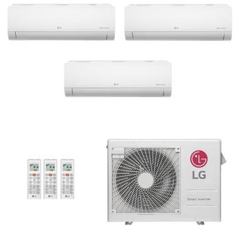 Ar Condicionado Multisplit Tri 36000 Btu(2x9000+18000) Quente/frio - Inverter - LG - 220v - Amnw18gska1 Amnw09gsaa1 / Z3uw24gfb1