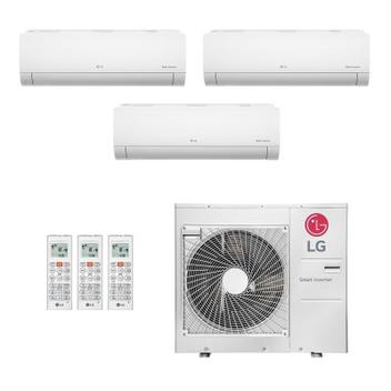 Ar Condicionado Multisplit Tri 45000 Btu(9000+12000+24000) Quente/frio - Inverter - LG - 220v - Amnw09gsaa1 Amnw12gsja1 Amnw24gska1 / Z4