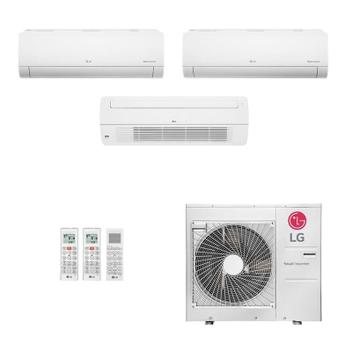 Ar Condicionado Multisplit Tri 42000 Btu(2x12000+18000) Quente/frio - Inverter - LG - 220v - Amnw18gttc0 Amnw12gsja1 / Z4uw30gfb1