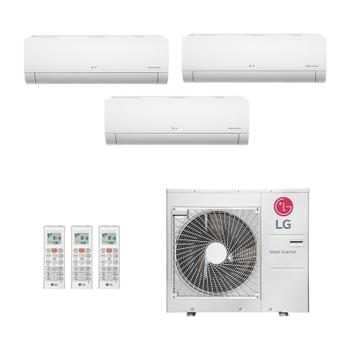 Ar Condicionado Multisplit Tri 30000 Btu(2x9000+12000) Quente/frio - Inverter - LG - 220v - Amnw09gsaa1 Amnw12gsja1 / Z4uw30gfb1