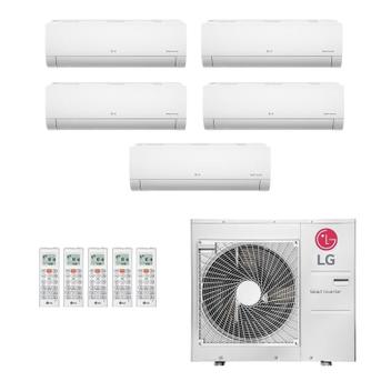Ar Condicionado Multisplit Penta 51000 Btu(3x9000+2x12000 Quente/frio - Inverter - LG - 220v - Amnw12gsja1 Amnw09gsaa1 / Z5uw36gfb1