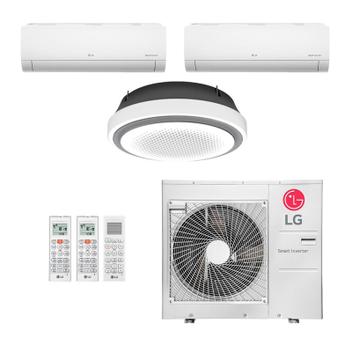 Ar Condicionado Multisplit Tri 66000 Btu(12000+18000+36000) Quente/frio - Inverter - LG - 220v - Amnw36gylp0 Amnw18gska1 Amnw12gsja1 / Z5uw48gfb1