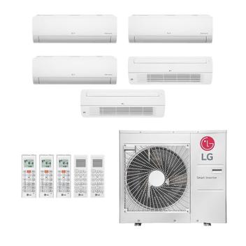 Ar Condicionado Multisplit Penta 51000 Btu(2x12000+2x18000+9000) Quente/frio - Inverter - LG - 220v - Amnw18gttc0 Amnw12gsja1 Amnw09gsaa1 / Z5