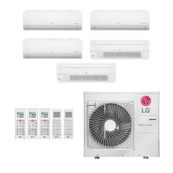 Ar Condicionado Multisplit Quad 66000 Btu(2x9000+2x18000+12000) Quente/frio - Inverter - LG - 220v - Amnw18gttc0 Amnw12gsja0 Amnw09gsja0 / A